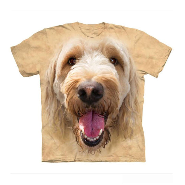 Unisex 3D Grafik Hund T-Shirt - Labrador